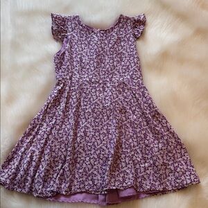 GAP Kids Lavender Floral Dress size 6-7